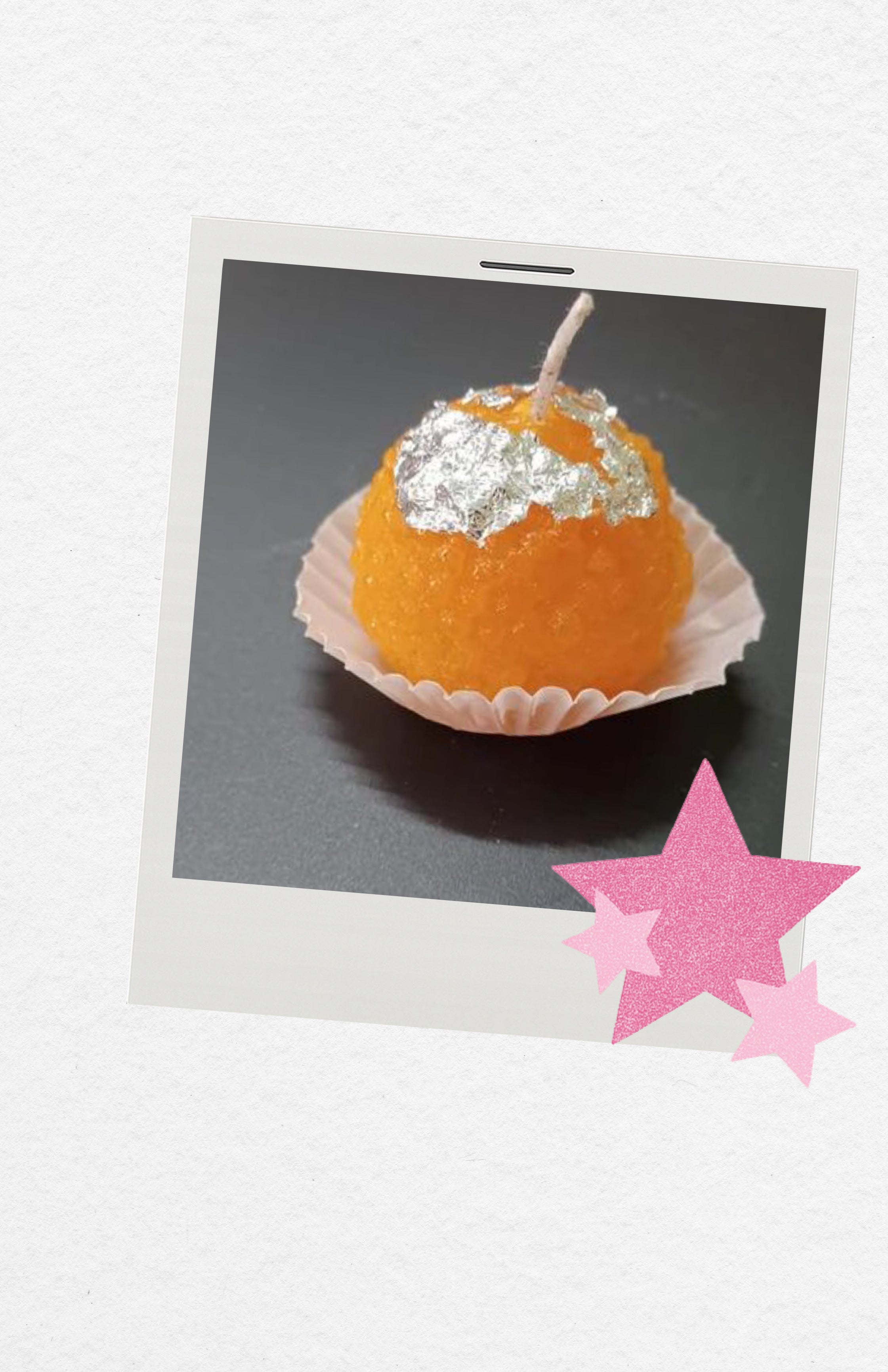 Motichoor Laddu Candles – Premium Wax - Pack of 2