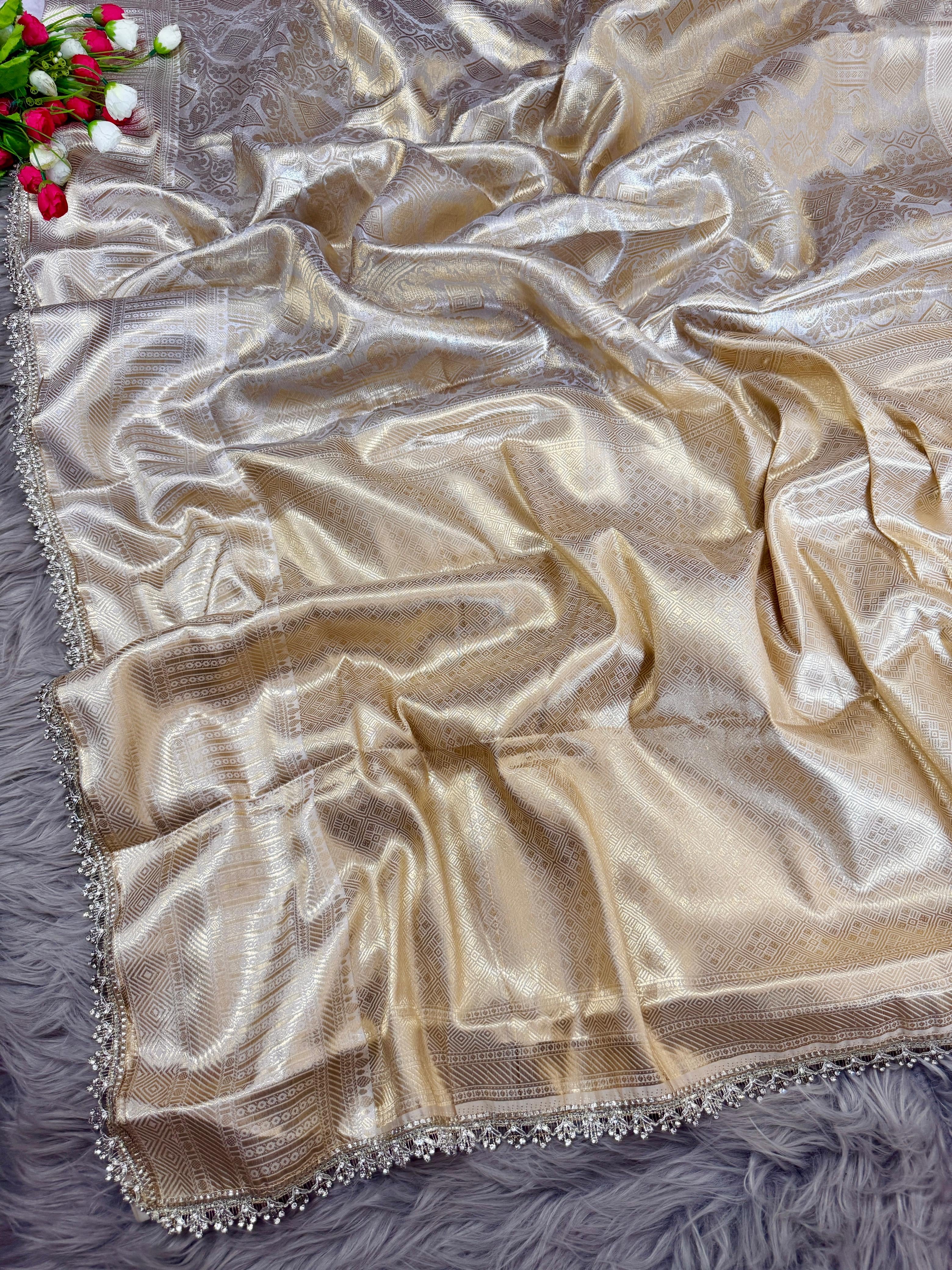 Nayanthara Inspired Banarasi Handloom Saree!