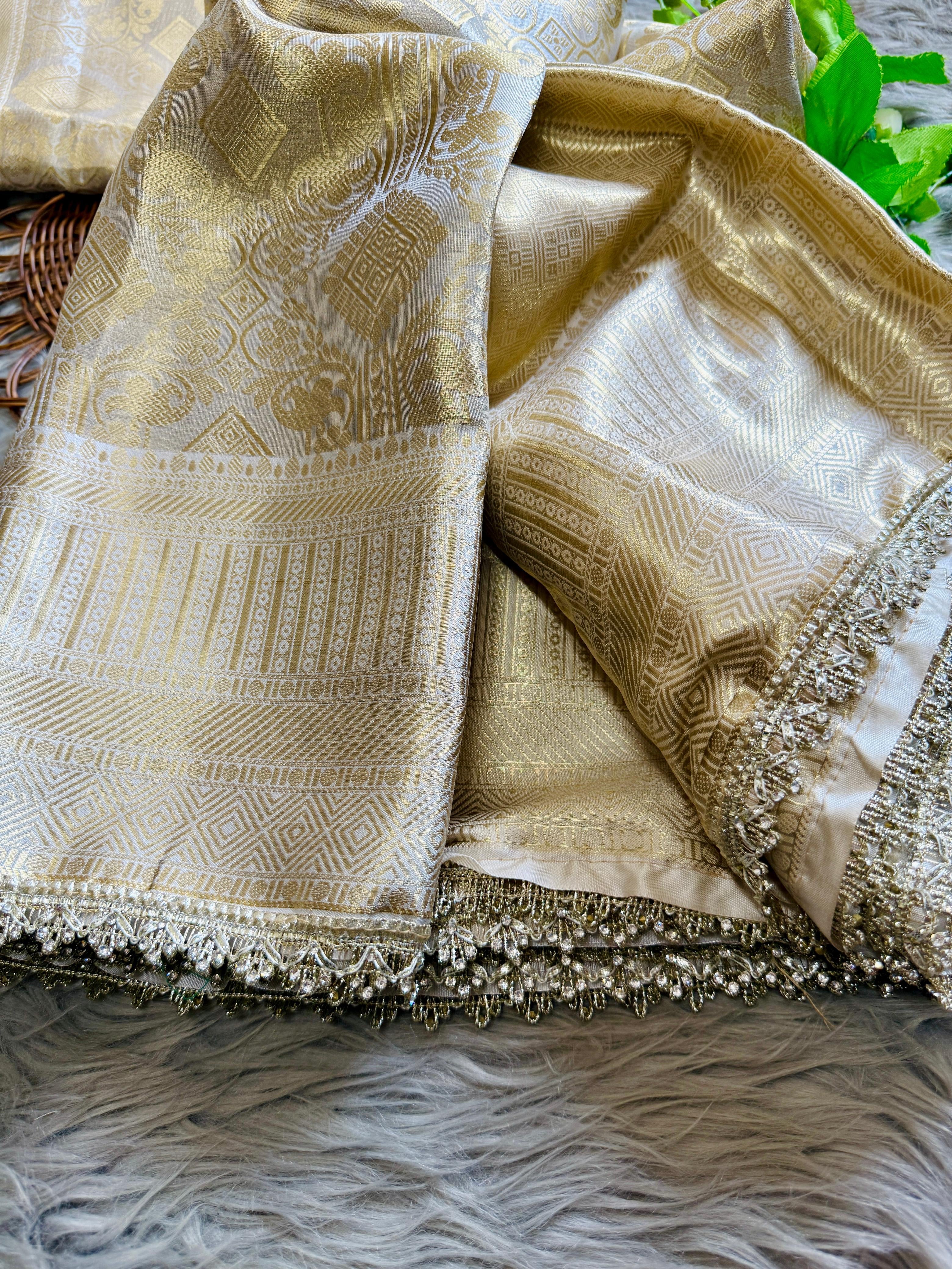 Nayanthara Inspired Banarasi Handloom Saree!