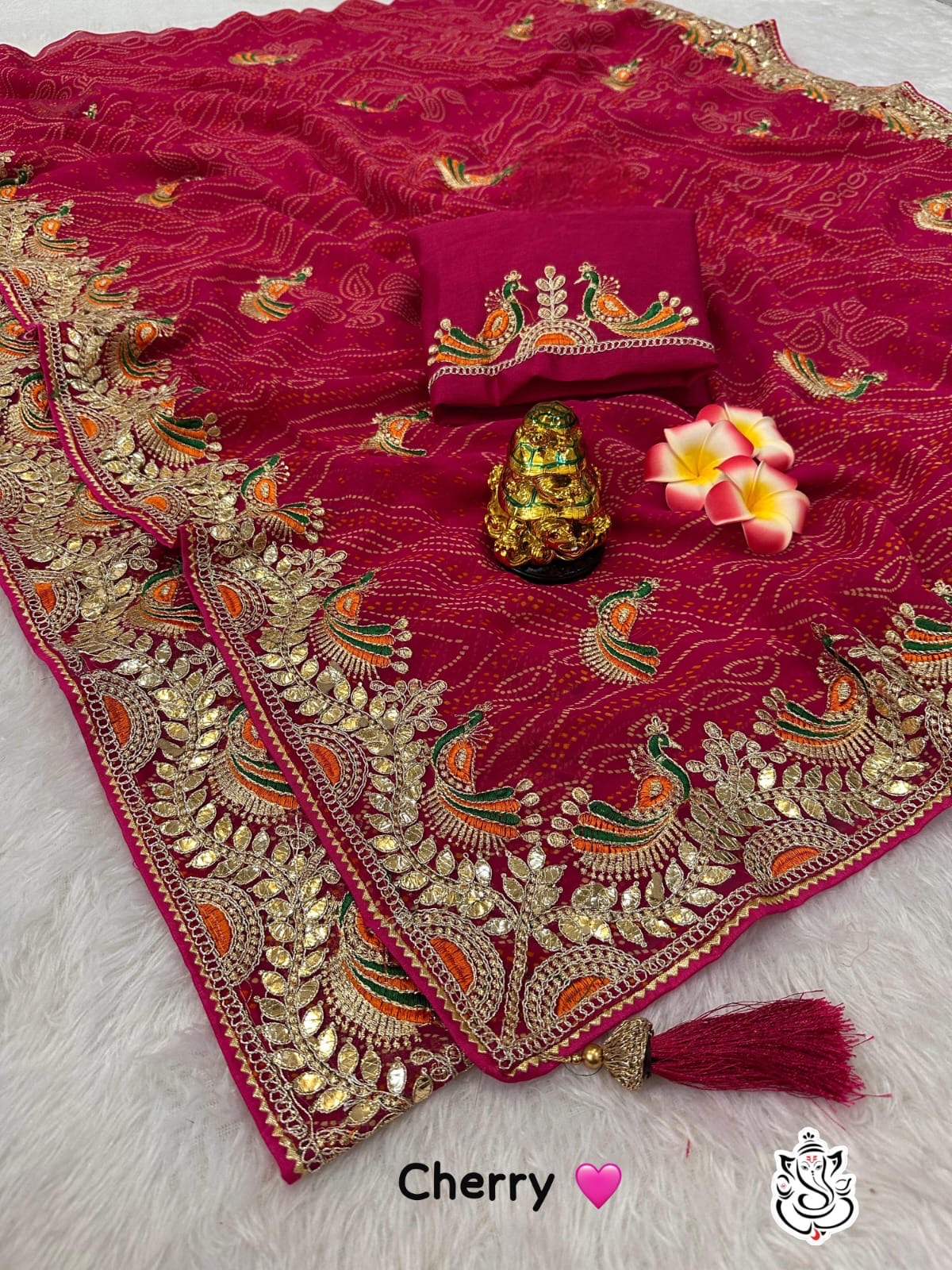 Bandhej saree