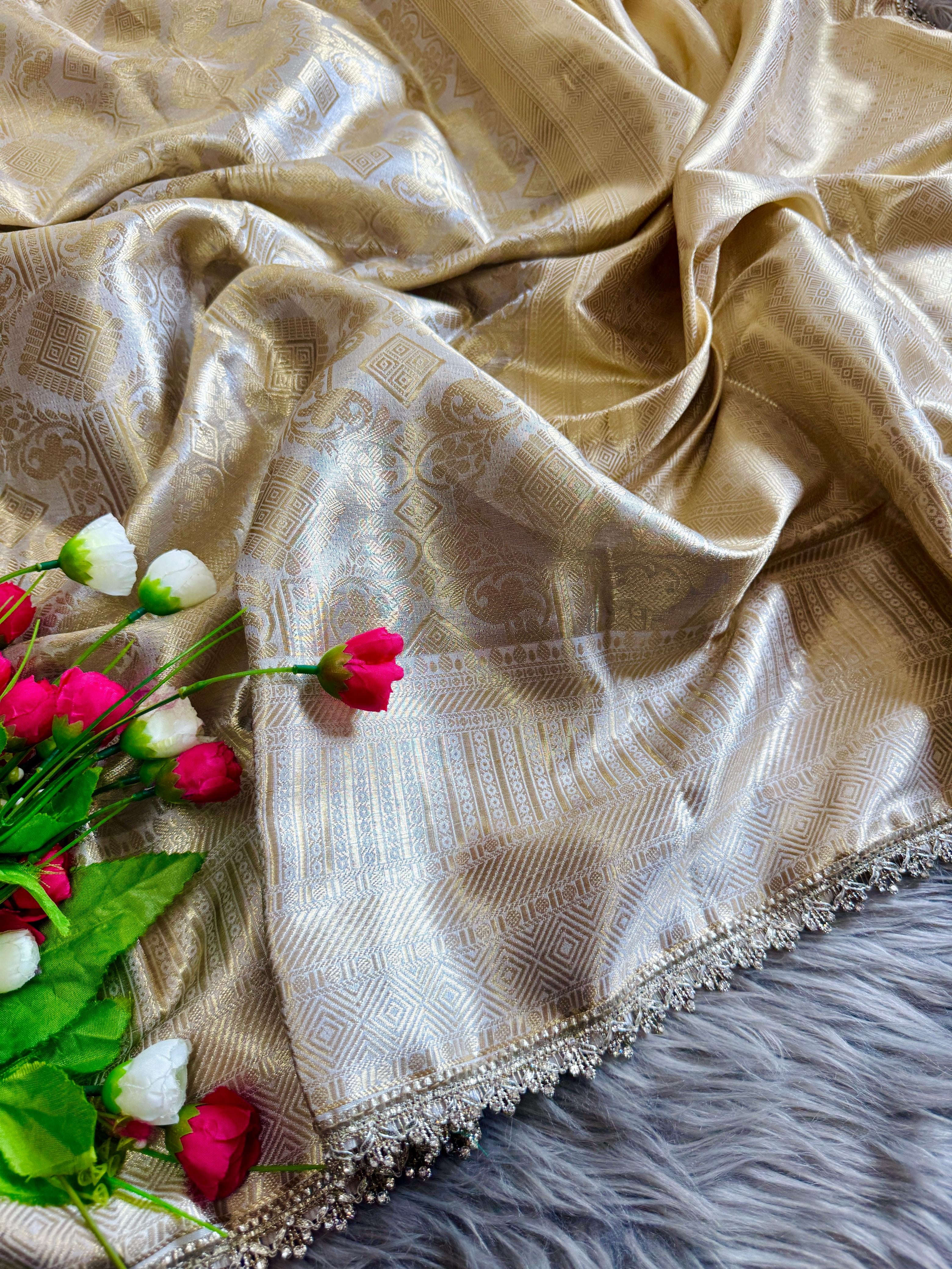 Nayanthara Inspired Banarasi Handloom Saree!