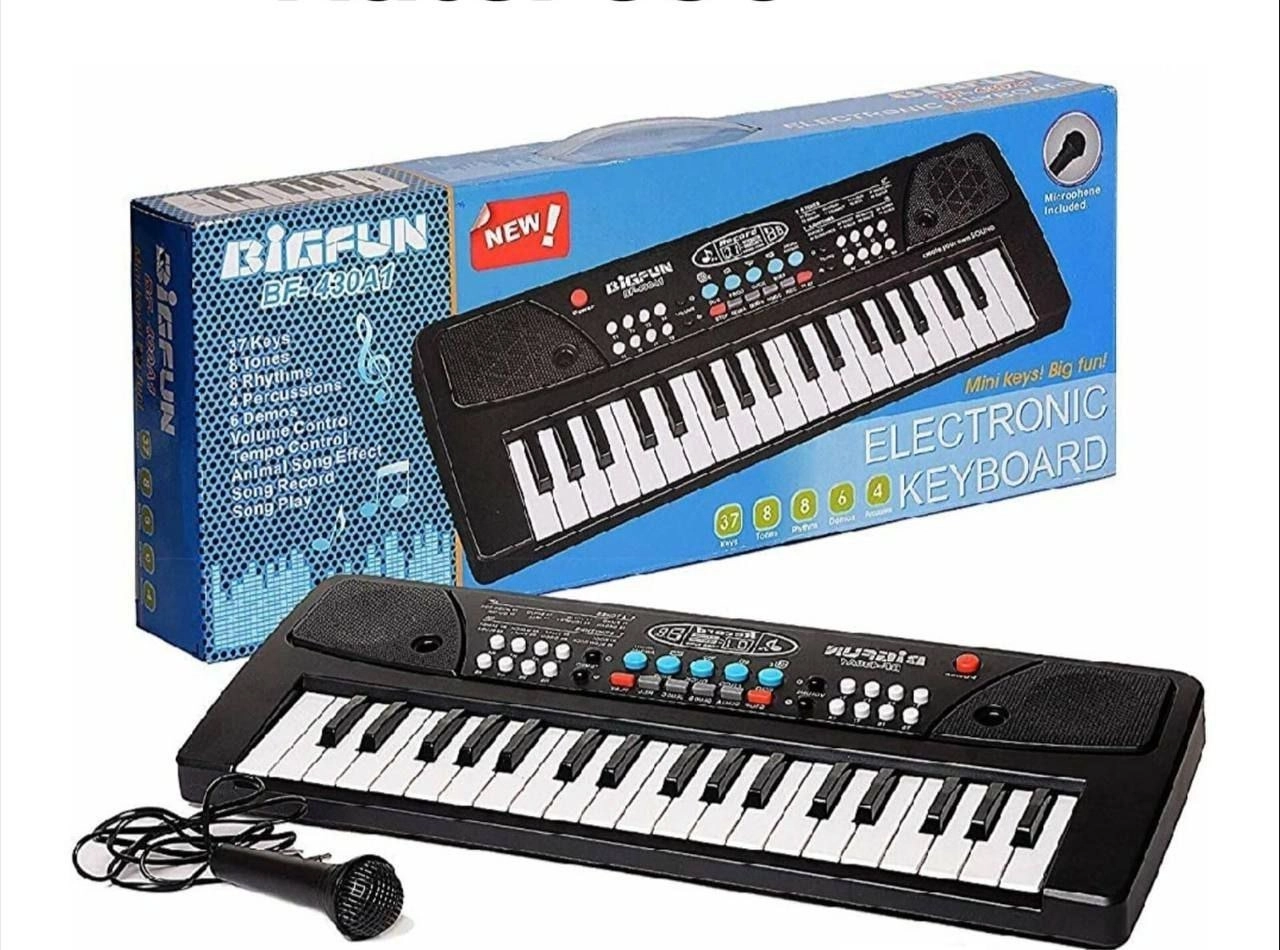 37 Keys Electronic Keyboard Piano Toy with Microphone –